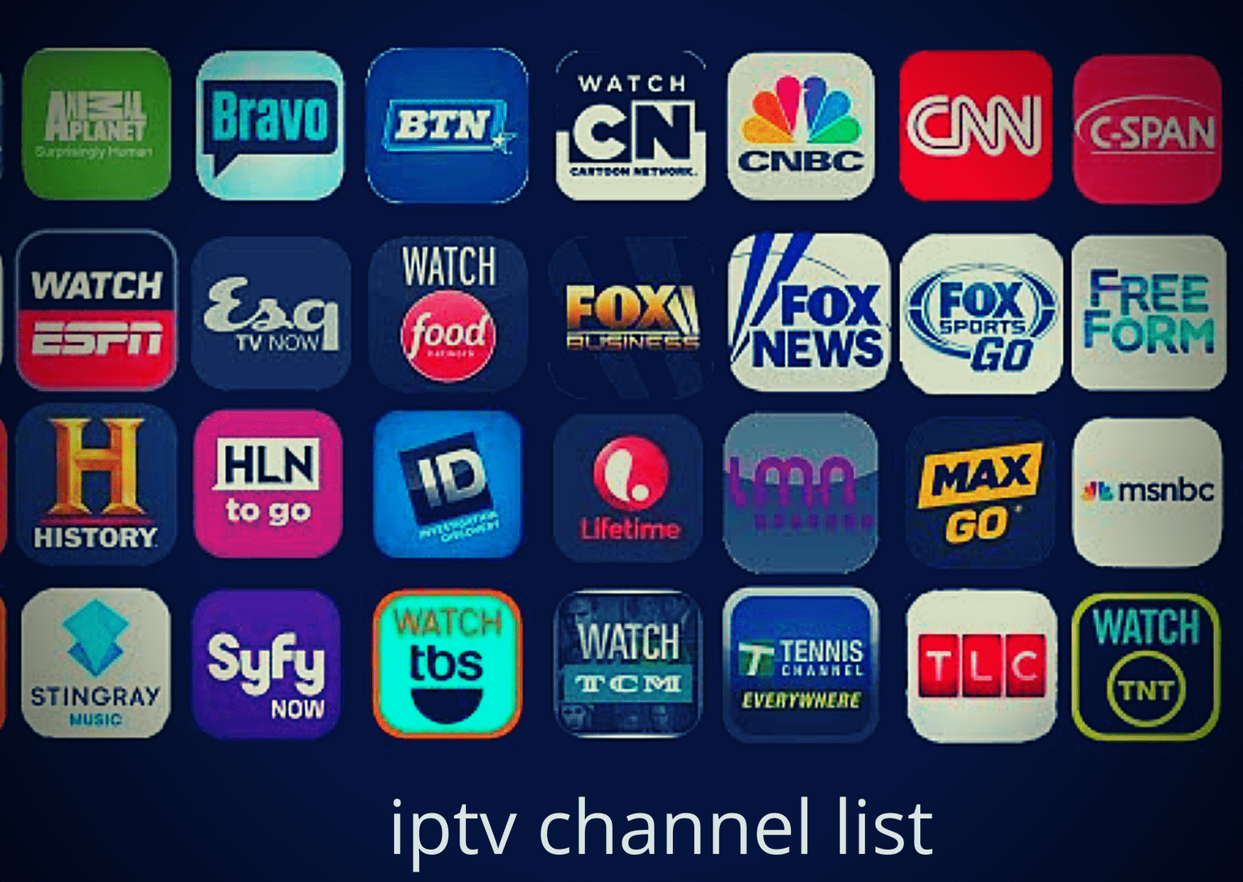 iptv channel list