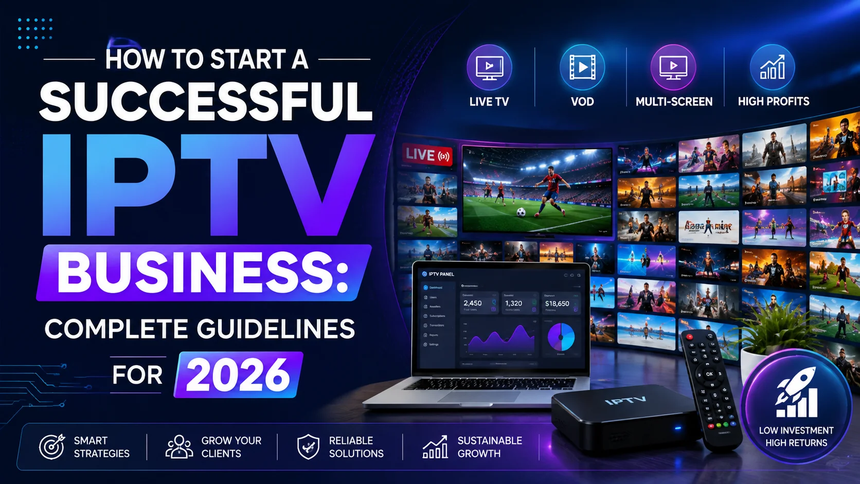 How to start a successful IPTV business in 2026