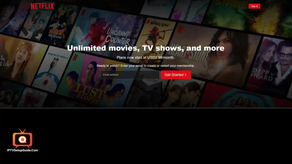 Netflix Homepage