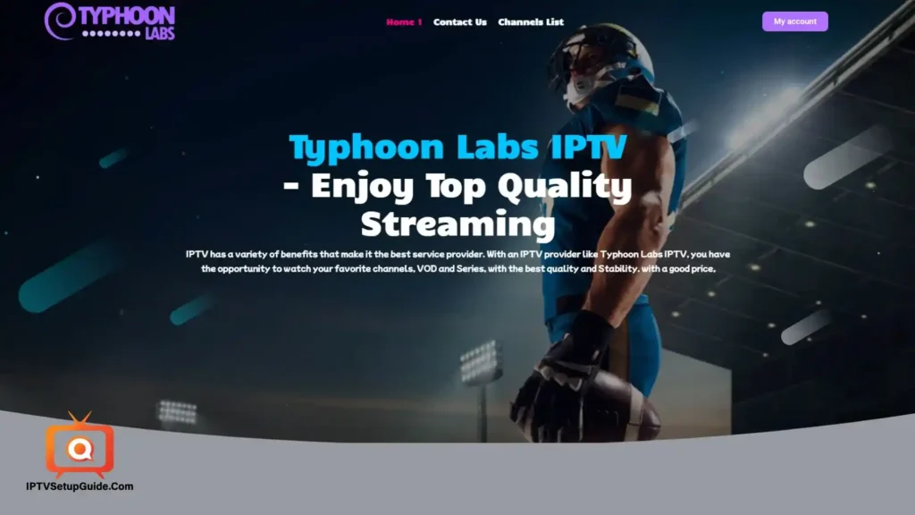 TYPHOON LABS IPTV Homepage
