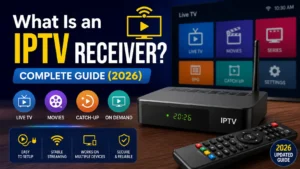 What is an IPTV receiver? Complete guide to IPTV receivers and set-top boxes in 2026