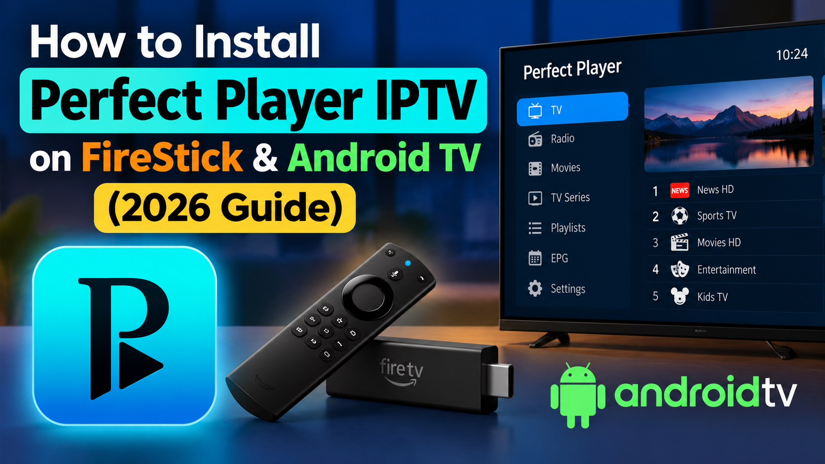 How to Install Perfect Player IPTV on FireStick & Android TV (2026 Guide)