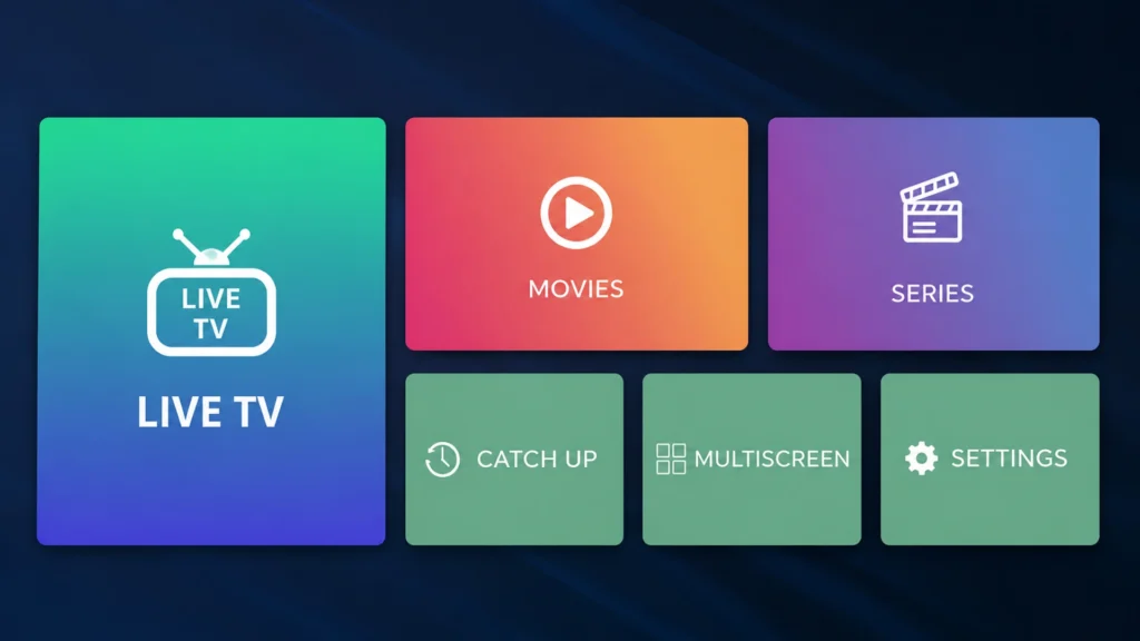 Access the IPTV Dashboard