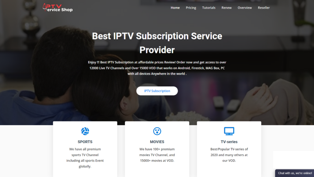 IPTV Service Shop for Adults