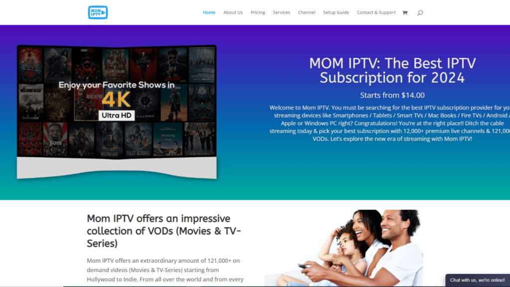 Mom IPTV for Movies
