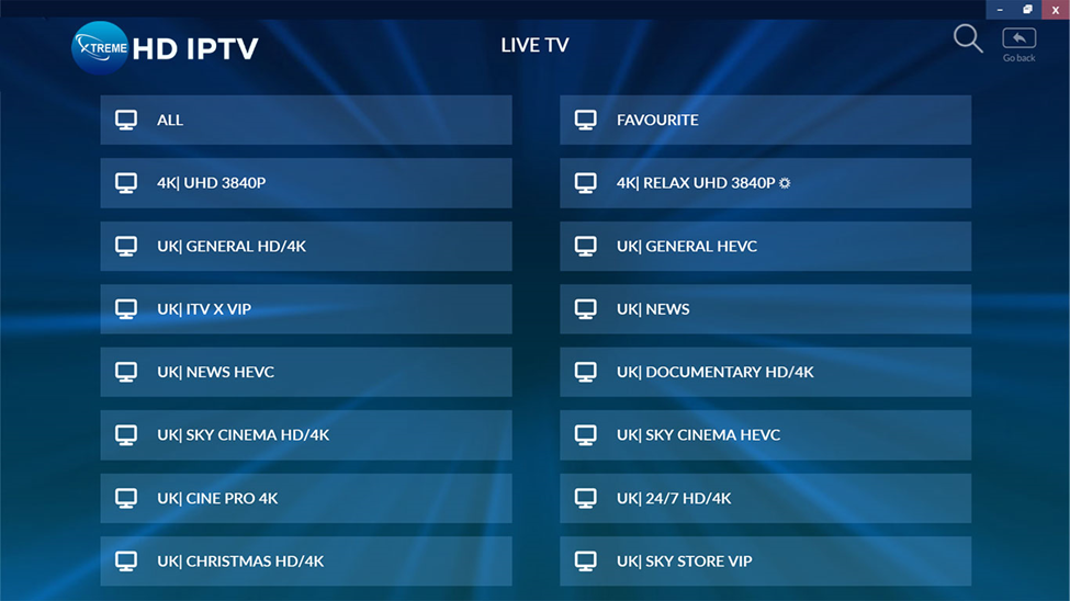 Xtreme HD IPTV - Live TV Channels