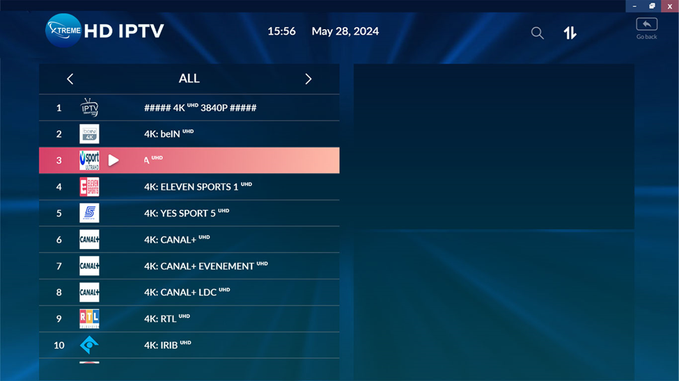 Xtreme HD IPTV - Live TV Channels Showing Black Screen
