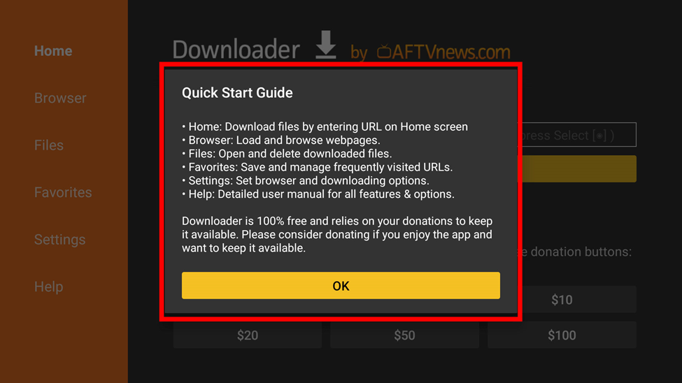 Quick Start Guide on Firestick