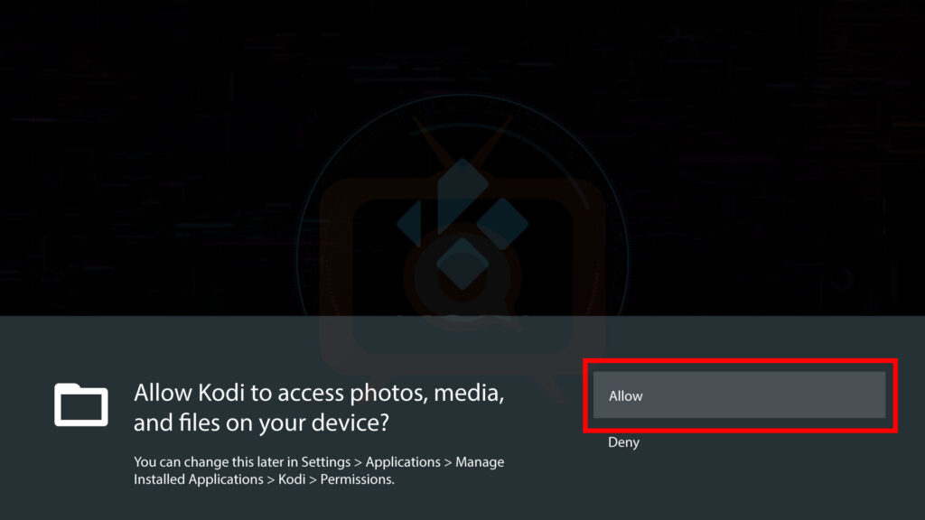 Allow Kodi media files on Firestick