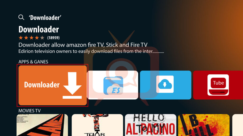 Downloader on Firestick