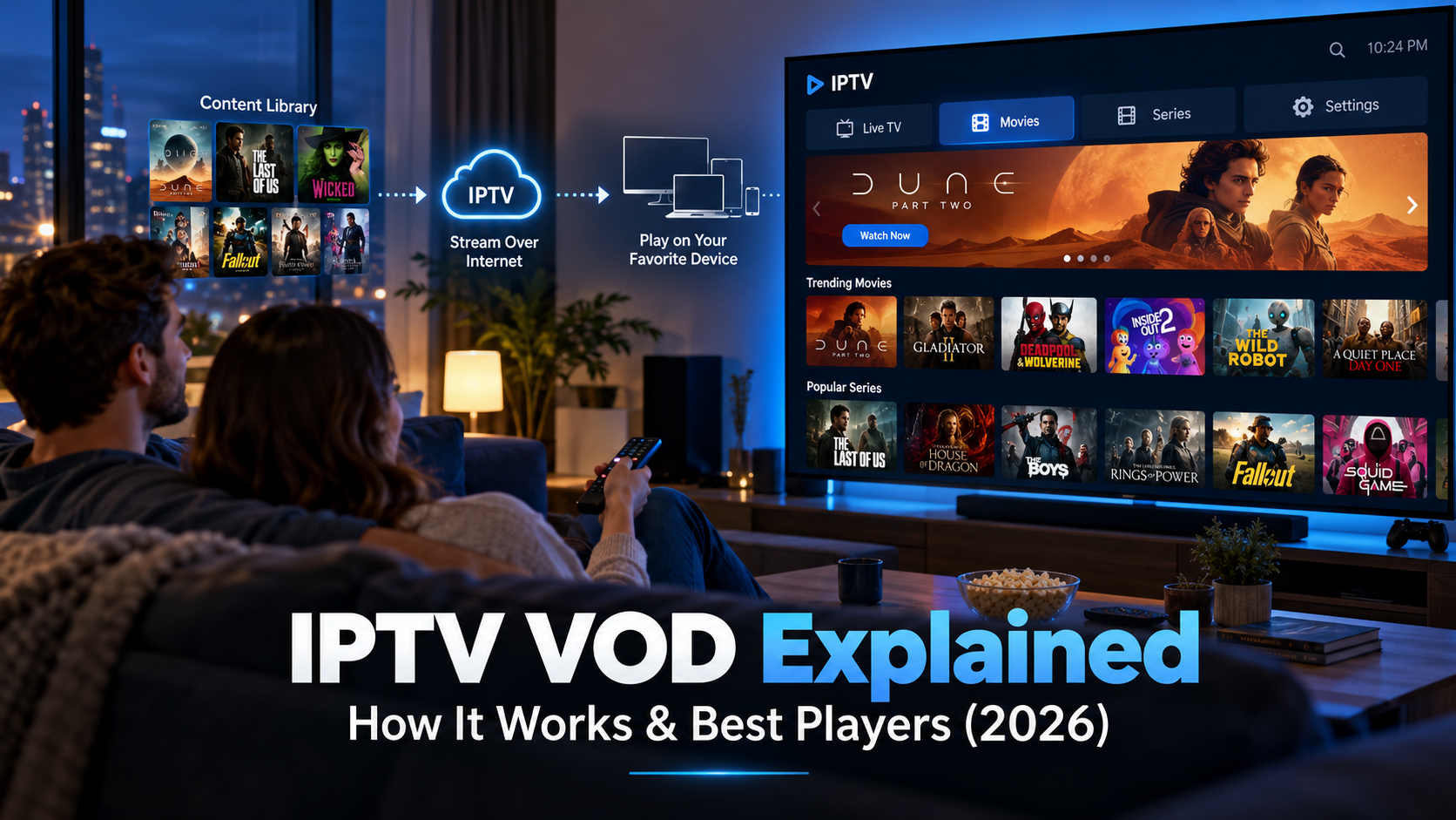 IPTV VOD Explained: How It Works & Best Players (2026)
