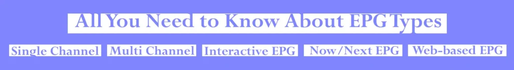 EPG Types