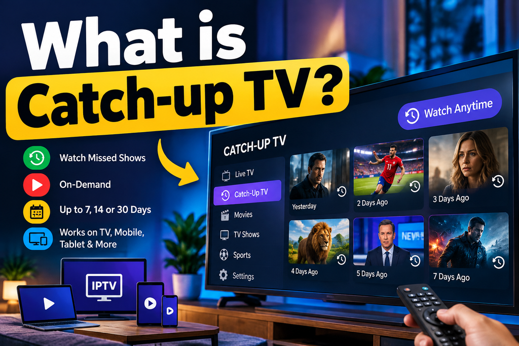 What is Catch-up TV Catch-Up IPTV: What It Is, How It Works & How to Use It