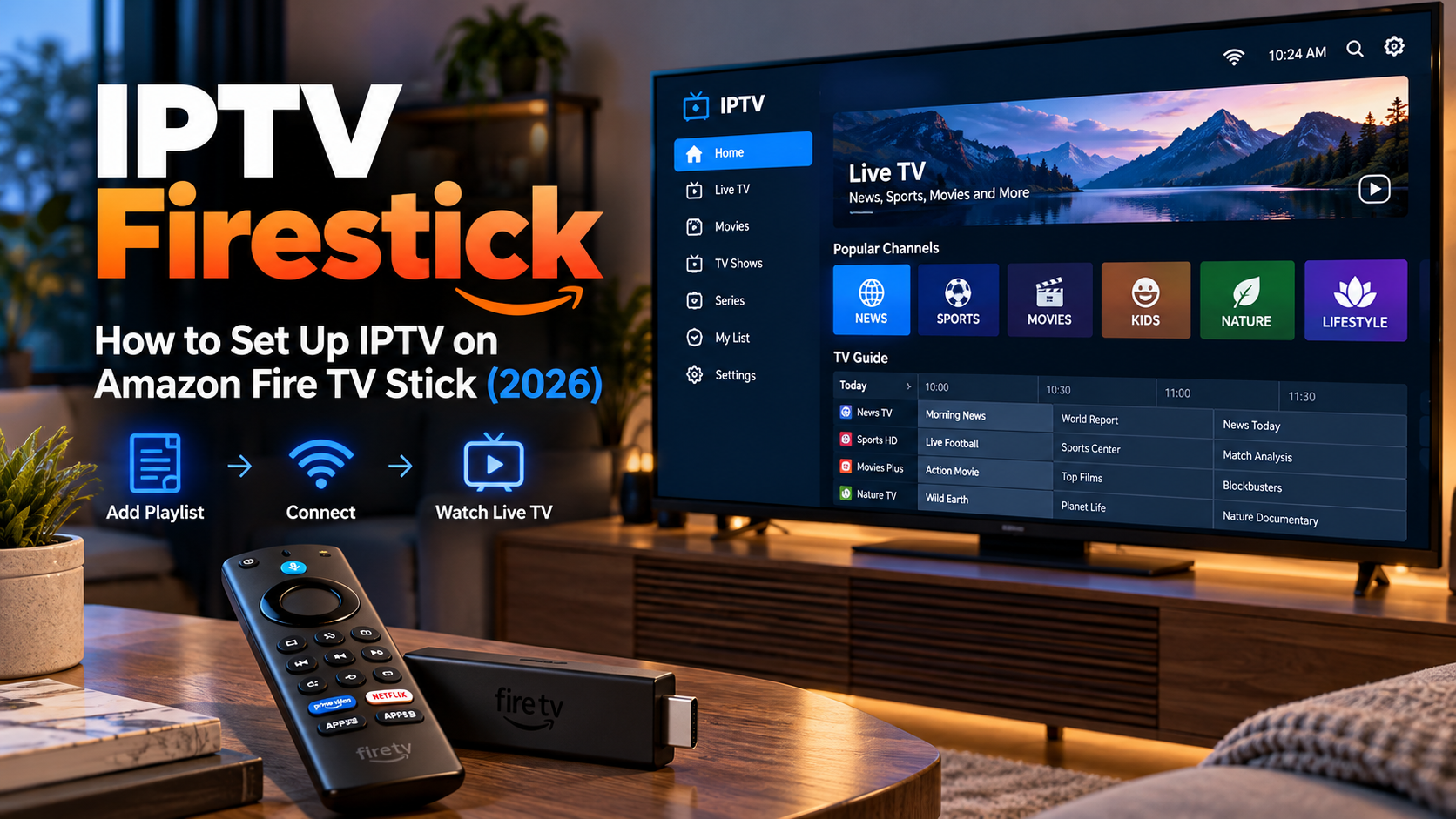 IPTV Firestick How to Set Up IPTV on Amazon Fire TV Stick