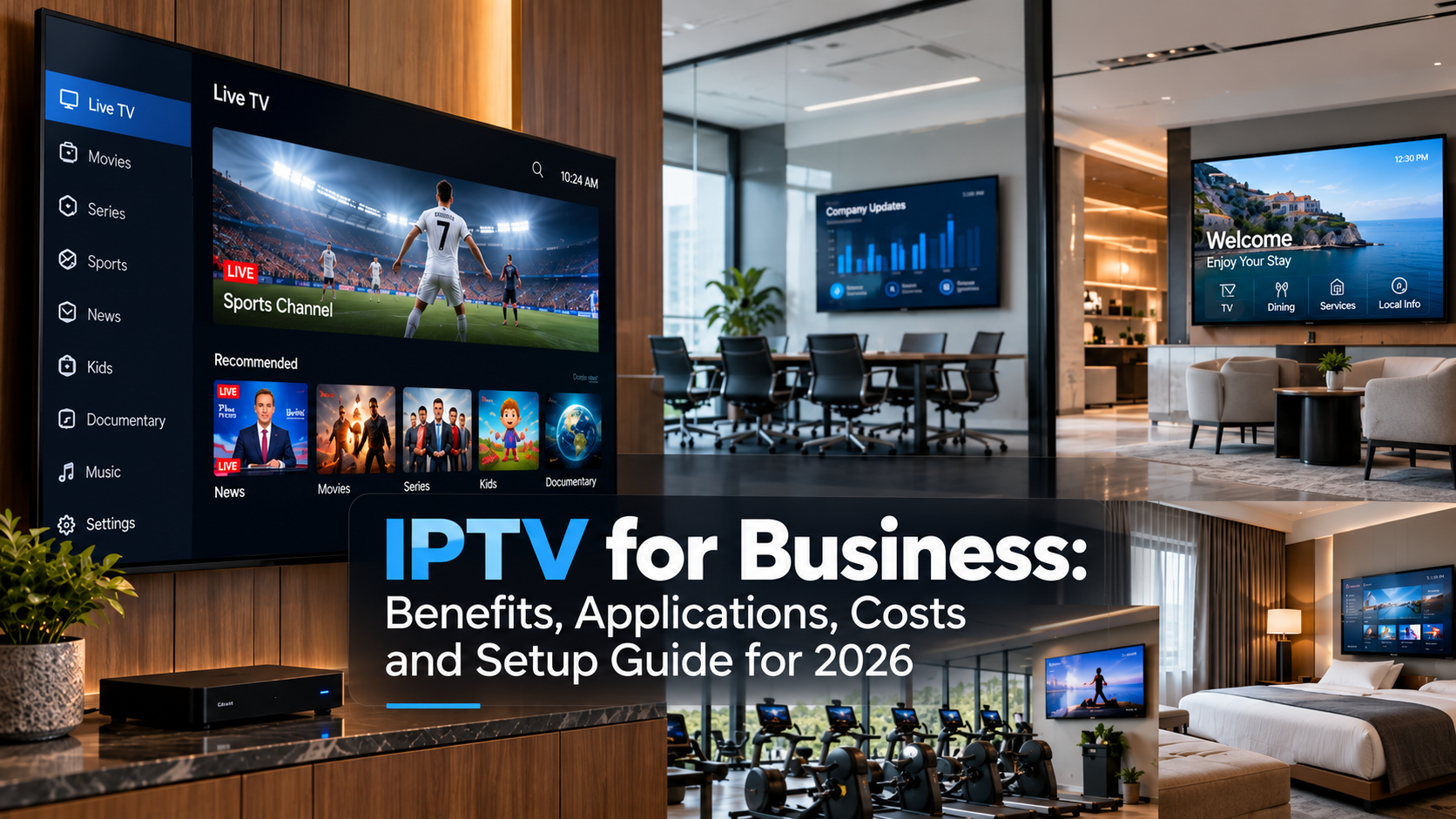 IPTV for Business Benefits, Applications, Costs and Setup Guide for 2026